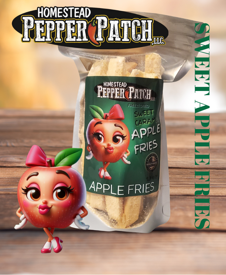 FREEZE DRIED SWEET CARAMEL APPLE FRIES