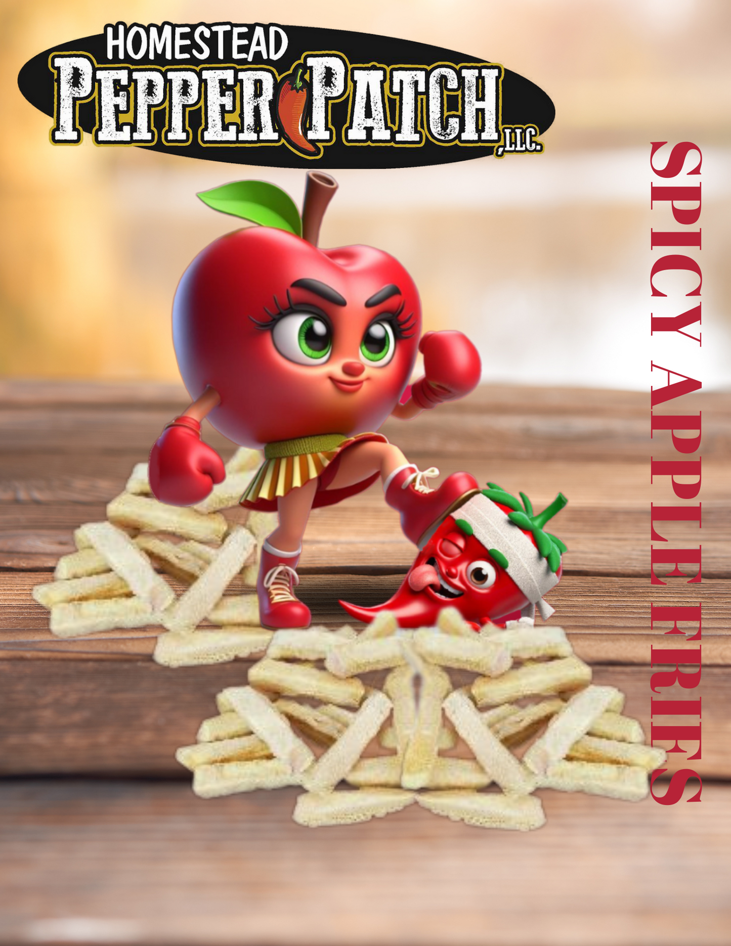 FREEZE DRIED SPICY APPLE FRIES
