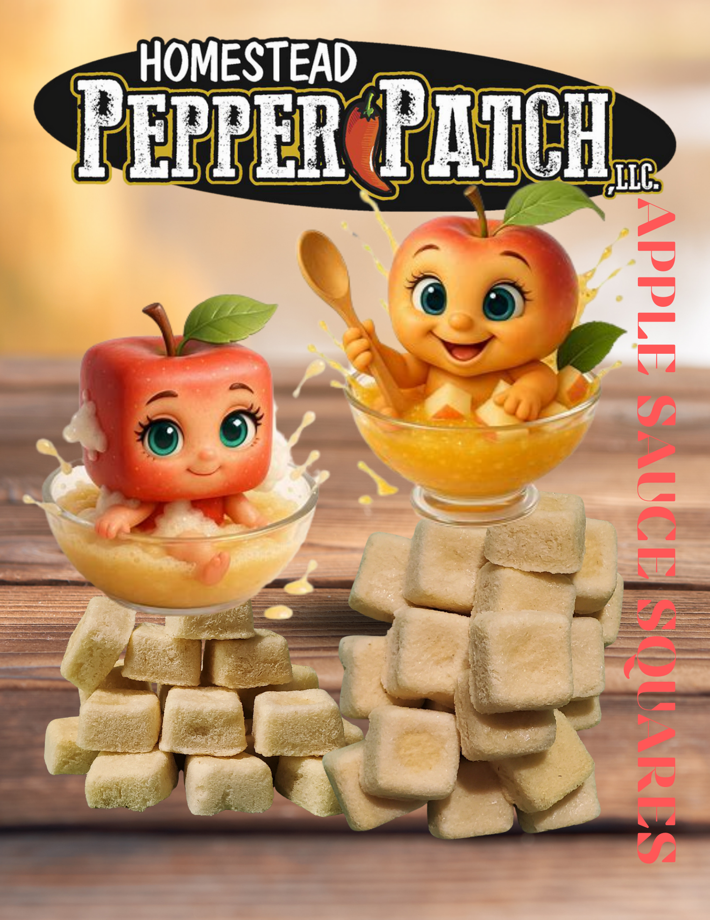 FREEZE DRIED APPLE SAUCE SQUARES