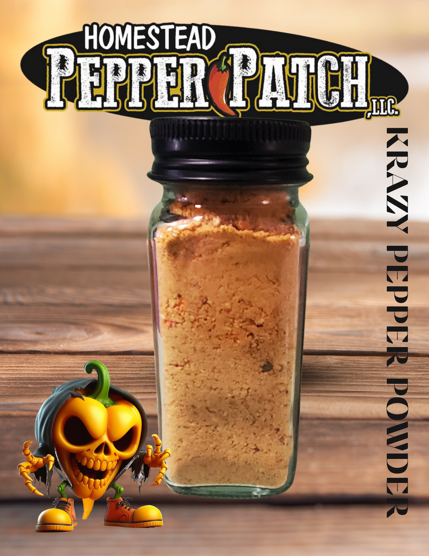KRAZY PEPPER POWDER (ORGANIC)