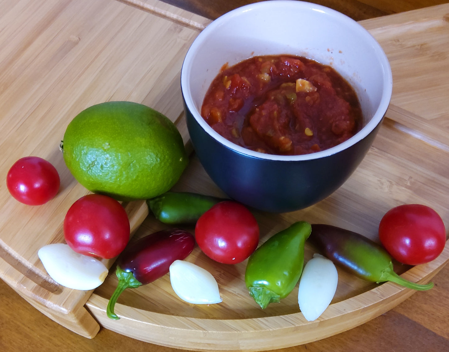 Garlic Lime Zesty SALSA (Medium)