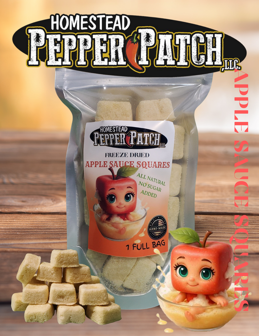 FREEZE DRIED APPLE SAUCE SQUARES