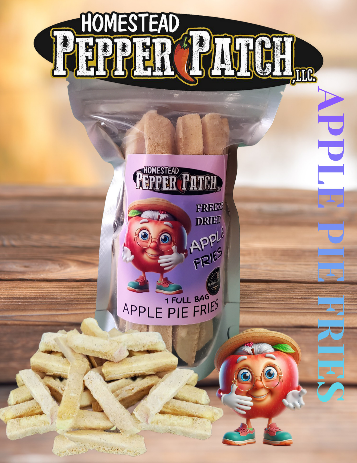 FREEZE DRIED APPLE PIE FRIES