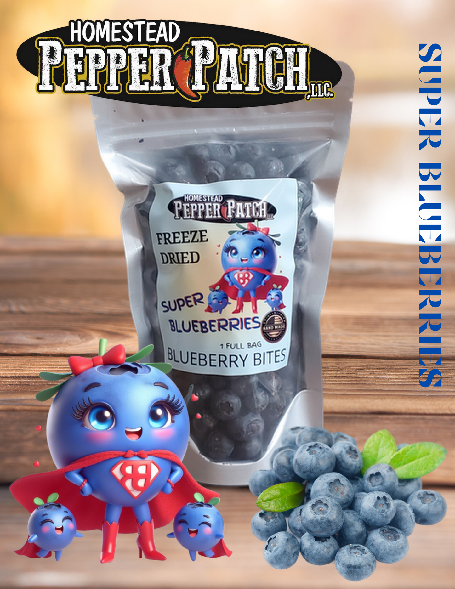 FREEZE DRIED SUPER BLUEBERRY