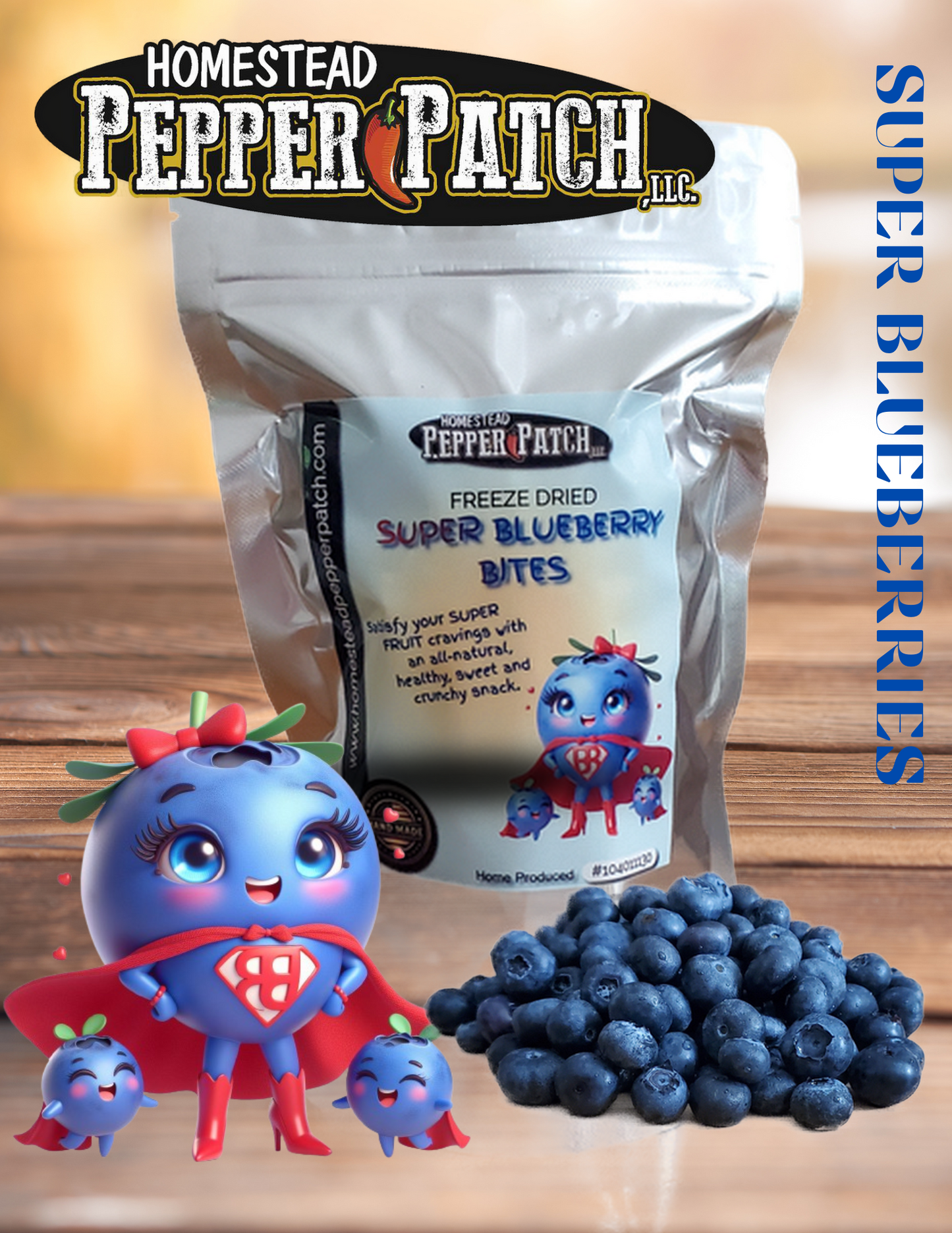 FREEZE DRIED SUPER BLUEBERRY