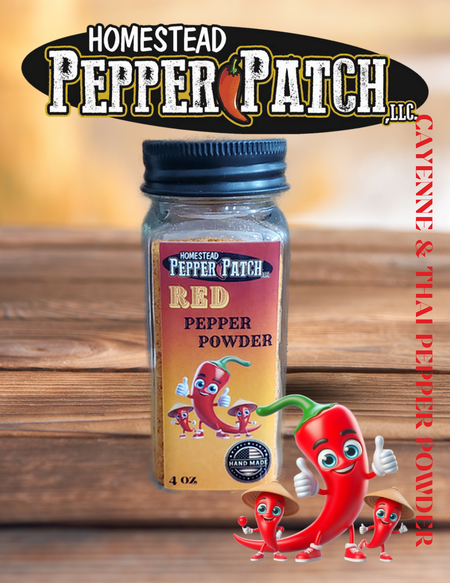CAYENNE & THAI PEPPER POWDER (ORGANIC)