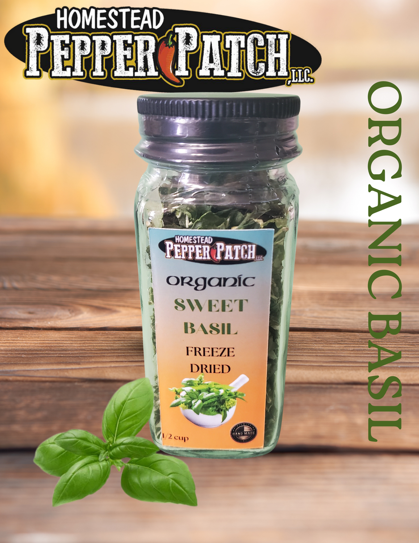 FREEZE DRIED ORGANIC SWEET BASIL