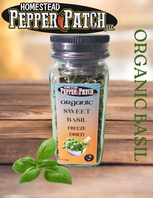 FREEZE DRIED ORGANIC SWEET BASIL