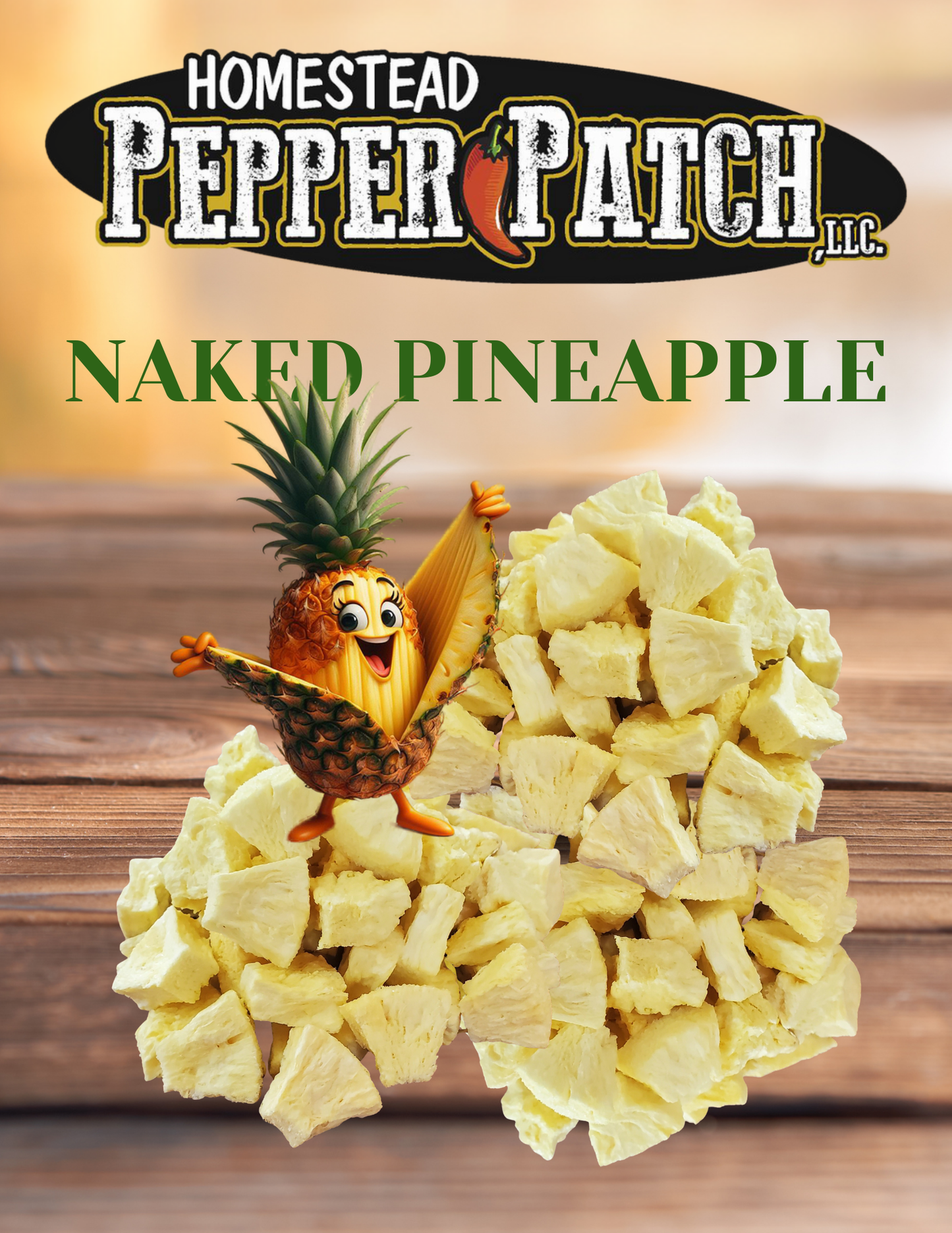 FREEZE DRIED NAKED PINEAPPLE