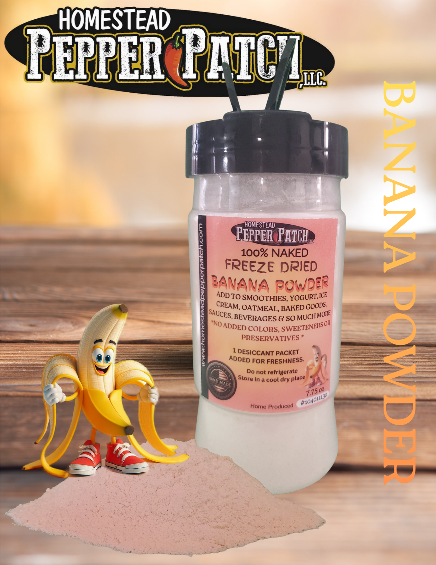FREEZE DRIED BANANA POWDER
