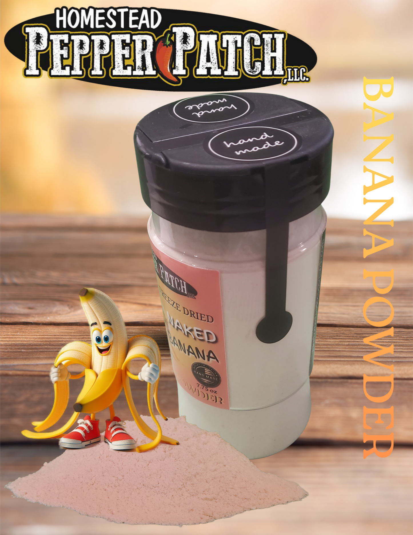 FREEZE DRIED BANANA POWDER