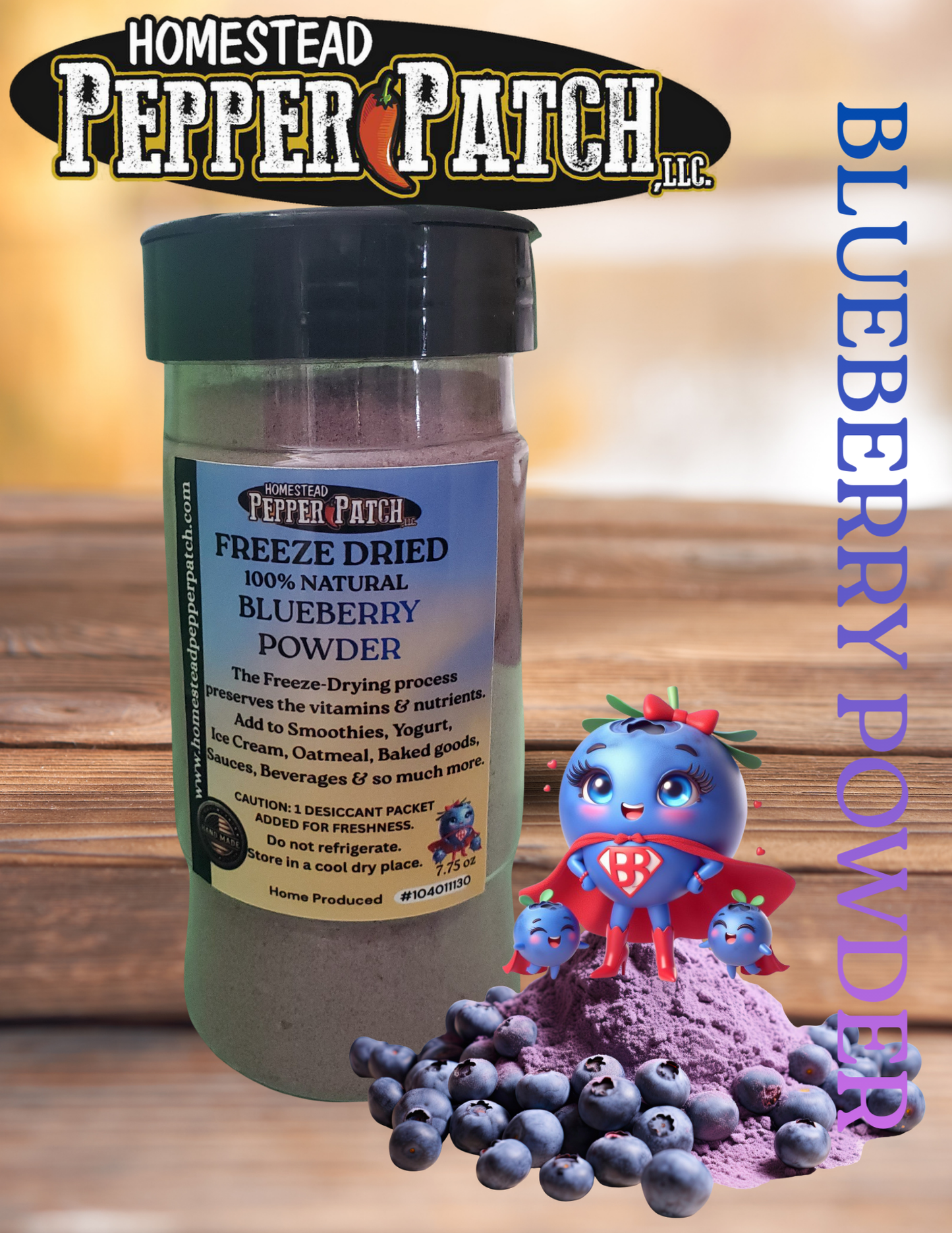FREEZE DRIED BLUEBERRY POWDER