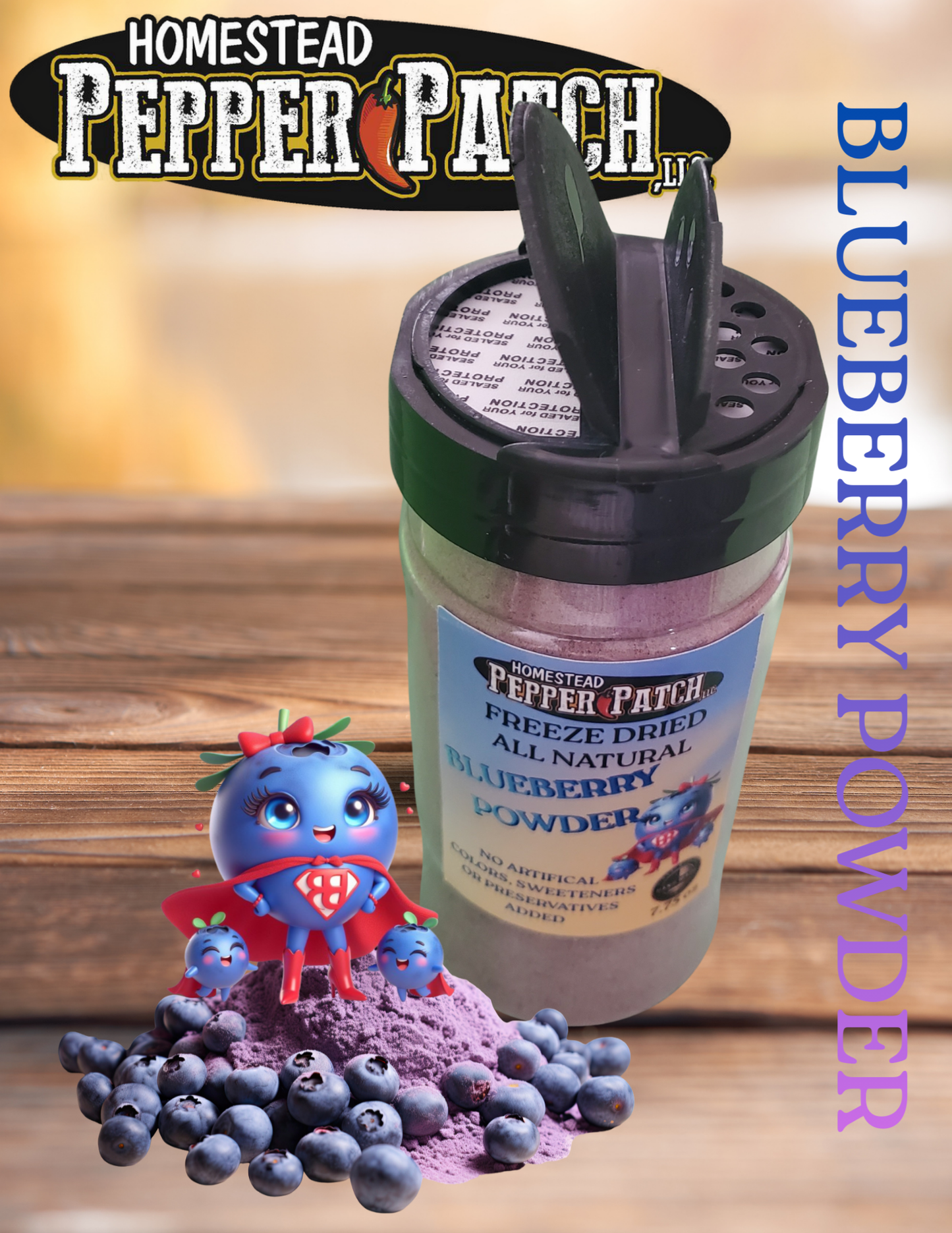 FREEZE DRIED BLUEBERRY POWDER