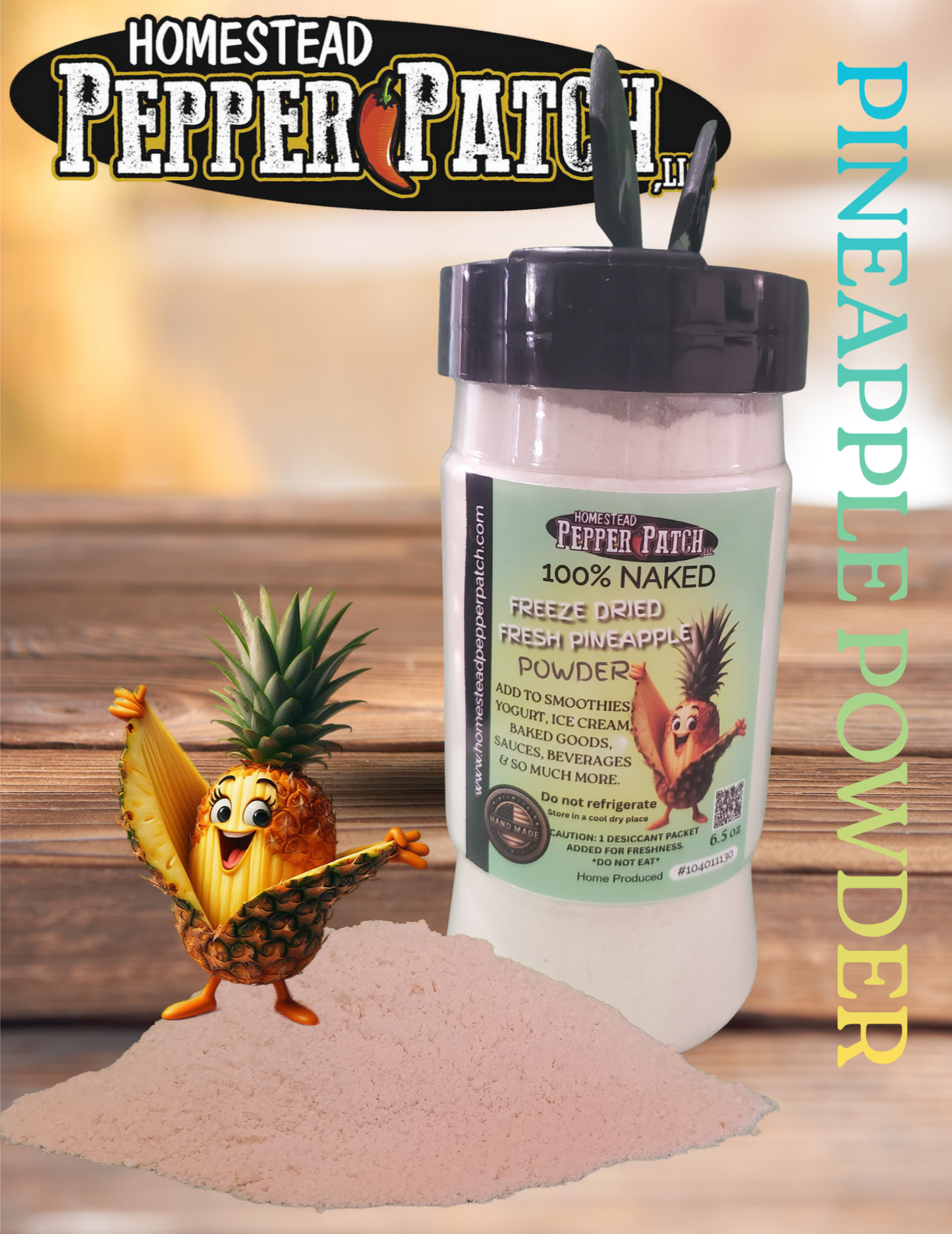 FREEZE DRIED PINEAPPLE POWDER