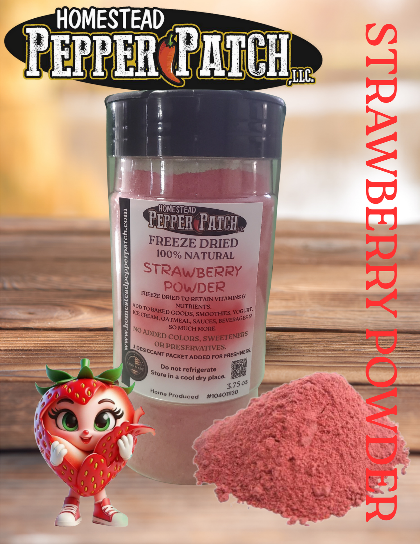 FREEZE DRIED STRAWBERRY POWDER
