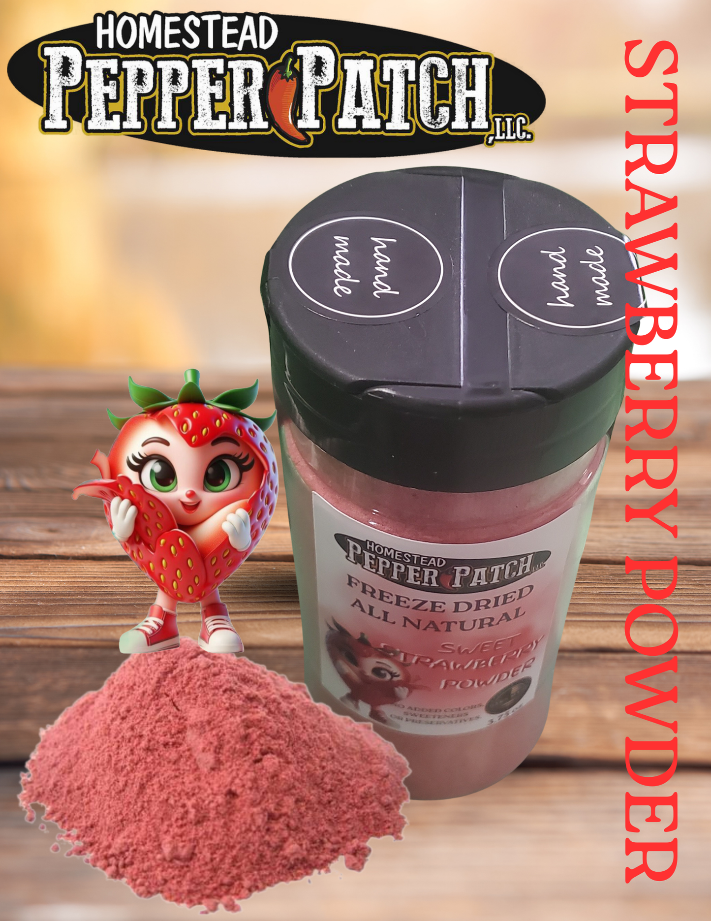 FREEZE DRIED STRAWBERRY POWDER