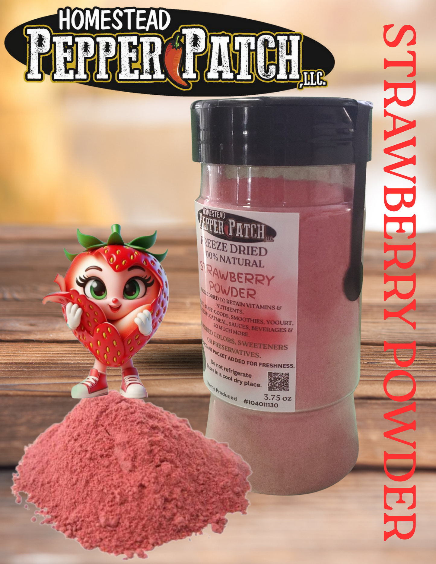 FREEZE DRIED STRAWBERRY POWDER
