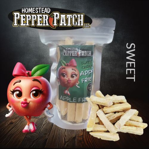 FREEZE DRIED SWEET CARAMEL APPLE FRIES 2 oz