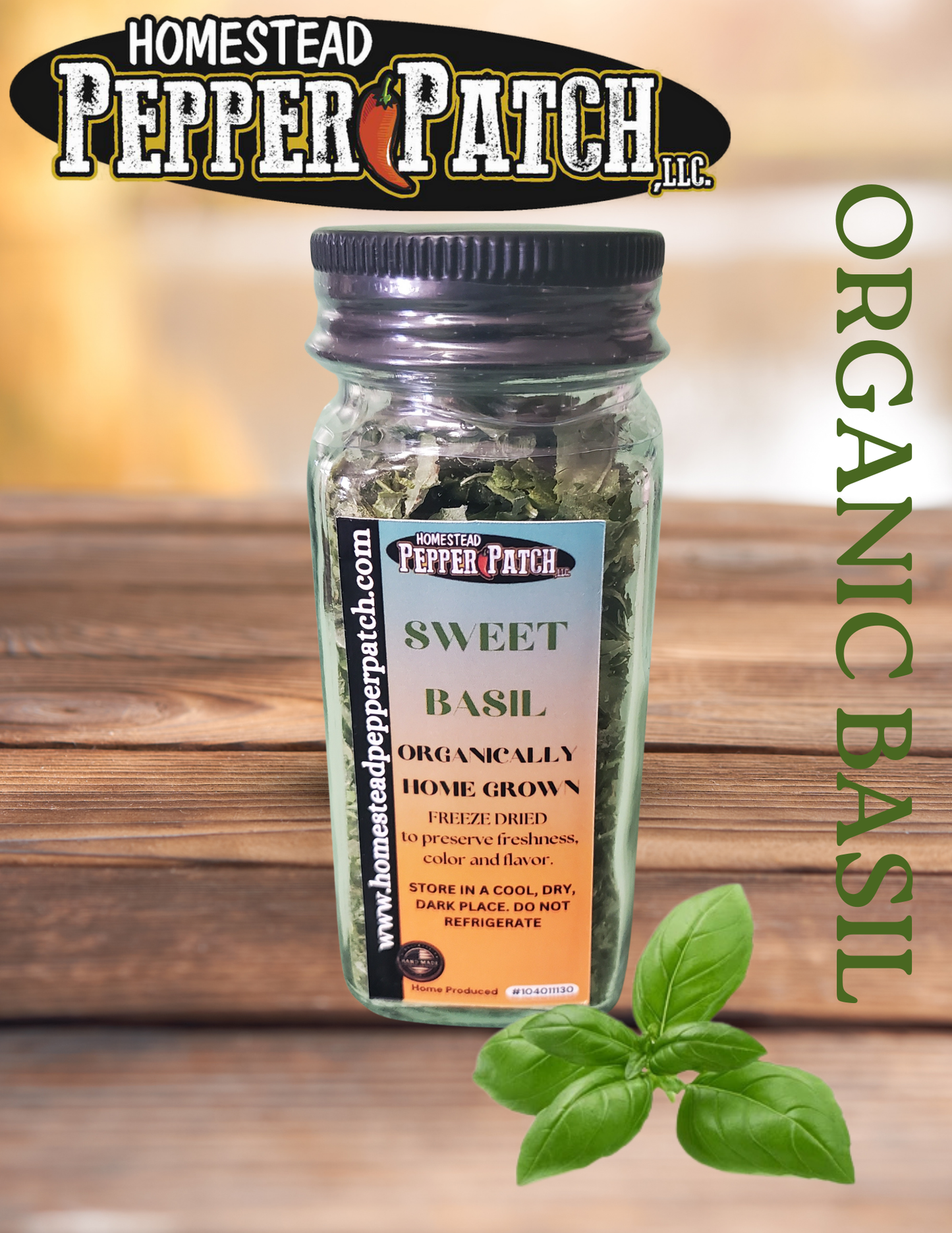 FREEZE DRIED ORGANIC SWEET BASIL