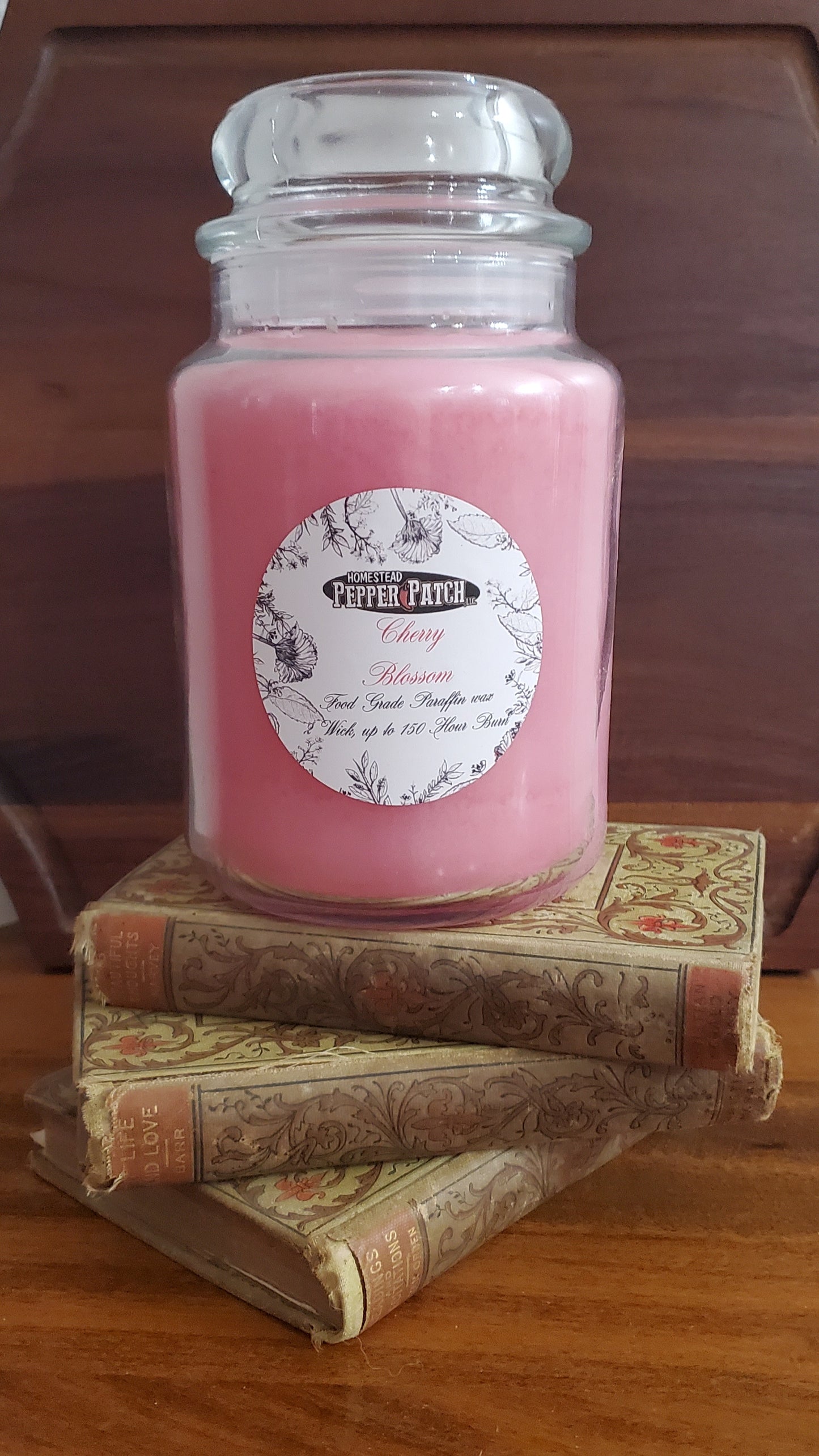 24oz. 2-Wick Cherry Blossum Country Candle